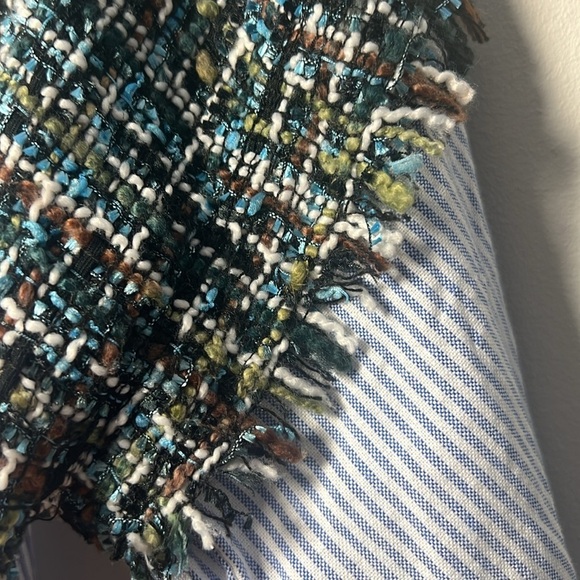 ZARA Tweed and Stripes Details Button Down - Picture 8 of 8